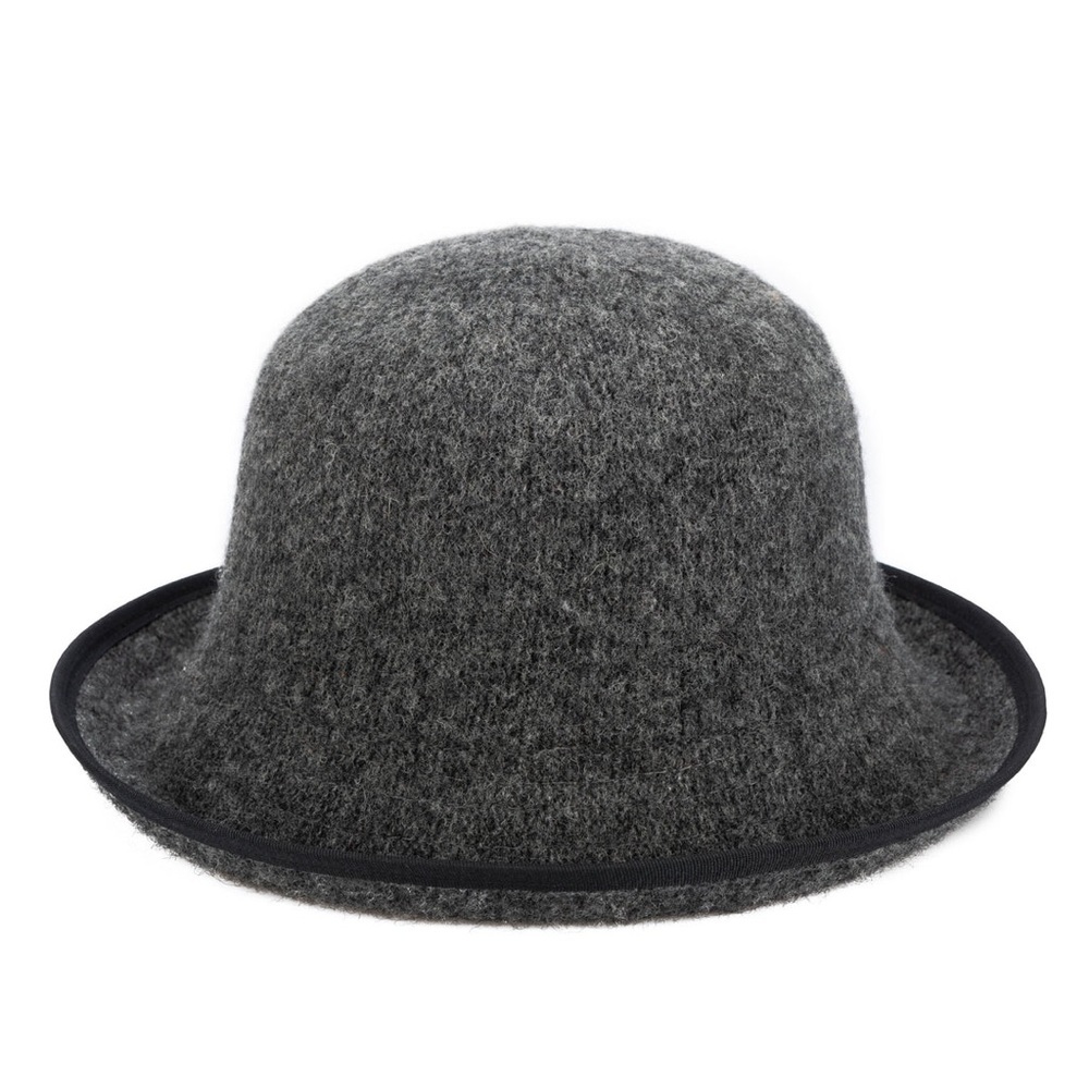 Four buttons Women's Machine Knit 6-Way Cloche